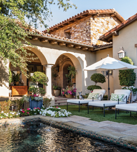 A North Scottsdale residence showcases a mastery of mixed materials. by Phoenix Home & Garden